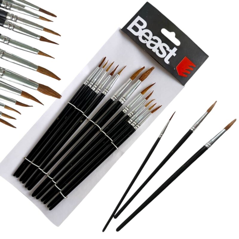 Zestaw pędzli malarskich