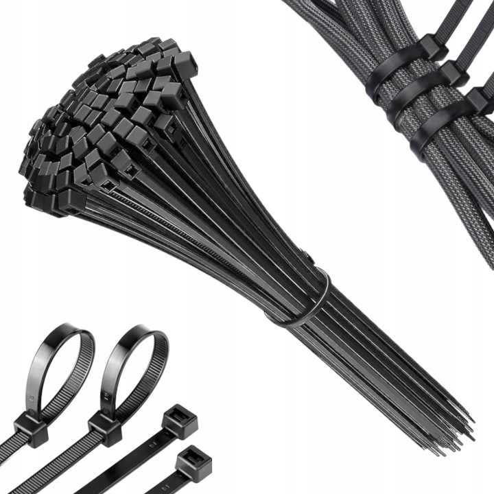 Opaski-zaciskowe-trytytki-190×4-7mm-200-szt-NYLON-BLACK-KABLOWE-mocne-Beat-Kod-producenta-198390