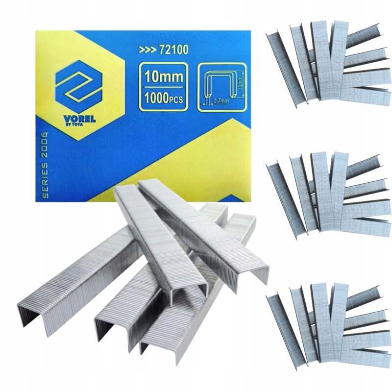 ZSZYWKI 10mm (0,7X11,3) 1000szt ZESTAW- 3 szt